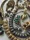 Vintage Jewelry LOT BOLD METALS MCM Rhinestone Brooches Necklaces Earrings