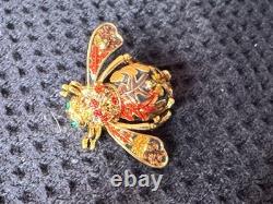 Vintage Joan Rivers Bee Brooch Collection 9 Pieces