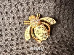 Vintage Joan Rivers Bee Brooch Collection 9 Pieces