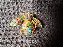 Vintage Joan Rivers Bee Brooch Collection 9 Pieces