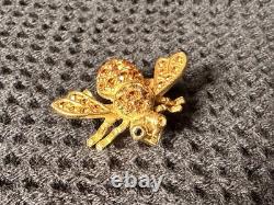 Vintage Joan Rivers Bee Brooch Collection 9 Pieces