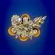 Vintage Juliana Delizza & Elster Crystal & Rhinestone Brooch 1963