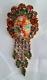 Vintage Juliana Easter Egg Multicolor Rhinestone Pendant Brooch DeLizza & Elster