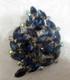 Vintage Juliana Large Blue Aurora Borealis Rhinestone Brooch Pin