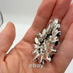 Vintage Juliana Rhinestone Pin Pendant Brooch Verified Ravioli Green Blue Glass
