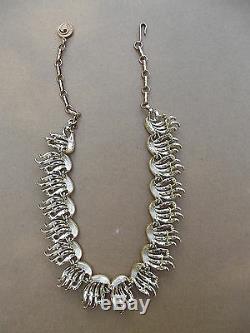 Vintage Lisner 5 Pc Set Necklace Bracelet Brooch Earrings Gold Tone Rhinestone