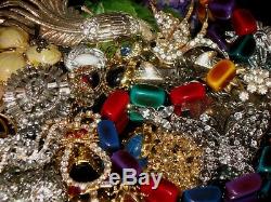 Vintage Mixed Estate Jewelry Lot Germany Rs Juliana Scarab Bug Brooch Pin Sc Cab