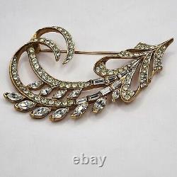 Vintage Nina Ricci Brooch Rhinestone