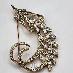 Vintage Nina Ricci Brooch Rhinestone