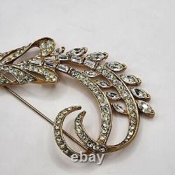 Vintage Nina Ricci Brooch Rhinestone