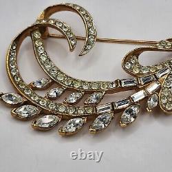 Vintage Nina Ricci Brooch Rhinestone