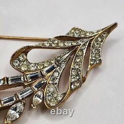 Vintage Nina Ricci Brooch Rhinestone