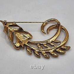 Vintage Nina Ricci Brooch Rhinestone