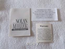 Vintage Nolan Miller Midnight Lily Black Rhinestone Brooch NIB Original Cards