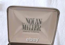 Vintage Nolan Miller Midnight Lily Black Rhinestone Brooch NIB Original Cards