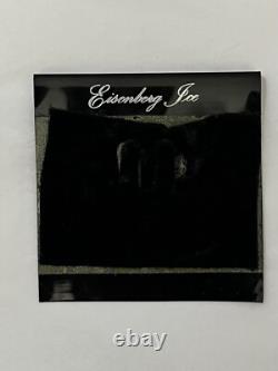 Vintage Rhinestone Brooch Signed Eisenberg Ice Huge Pin Estate Original Card