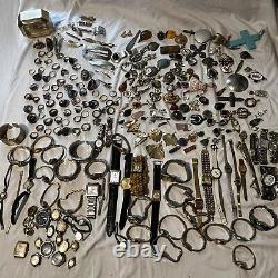 Vintage Rhinestone Costume Jewelry Lot Sterling 925 1100+ Pieces Brooch Necklace