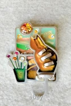 Vintage Seeka Cat Brooch Moon Gazer (173 2589)