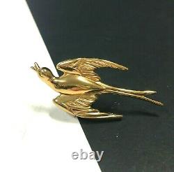 Vintage Signed CORO Pegasus Brooch Pin LOT Art Deco Victorian Rhinestone MM17TC