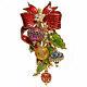 Vintage St John Christmas Corsage Pin Brooch Bow Ornaments & Box Spectacular