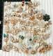 Vintage Style Flower Brooch Lot 50 Rhinestone Crystal Pearl Gold Tone Floral