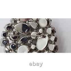 Vintage brooch Lavender Foiled RARE Multi color Juliana Rhinestone