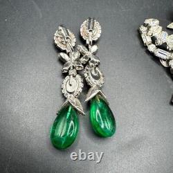 Vintage earrrings and brooch