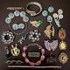 Vtg REPAIR RESTORE Rhinestone Some Signed Brooch Necklace Bracelet Lot