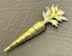 Vtg Rare NETTIE ROSENSTEIN Signed Mid Century Carrot Rhinestone Brooch Pin