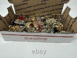 Vtg to Now 2.3 lbs Brooch Lot Signed Unsearched Untested Brooches Weiss Sarah